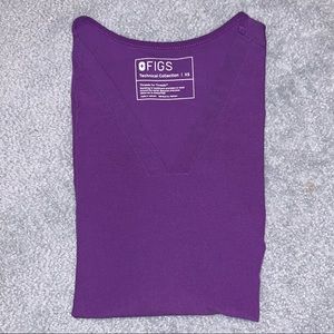 Ultra violet figs casma top